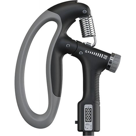 Hand Grip Strengthener - Adjustable 10-100 Kg - Spring Steel + PP Construction - For Hand Wrist Forearm Training - 1 Unit (1/5)