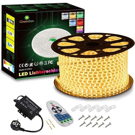 Luci a stringa LED GreenSun 5050 SMD impermeabili IP65 per feste, casa e giardino (1/5)