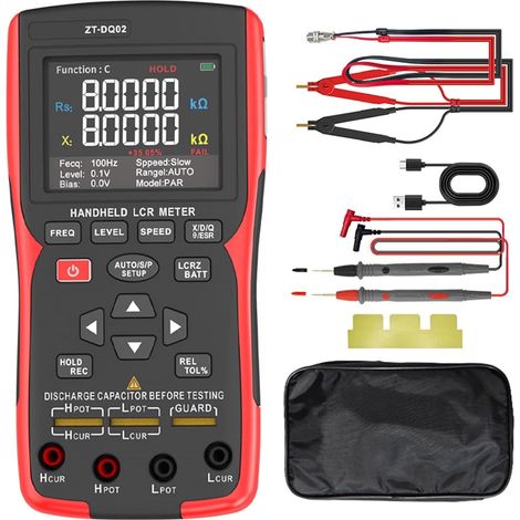 Compteur numérique de précision pour mesurer la résistance de la capacité d'inductance et la résistance interne de la batterie haute précision (1/5)