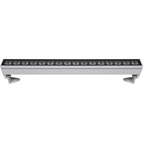 Proyector de superficie LED orientable WALK RGBW LED SMD 48 W 5680 lm CRI80 IP67 DMX 24° Gris (1/4)