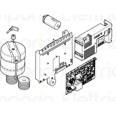 came pièce détachée carte électronique zba1-bx7xxe 88001-0375 (1/3)