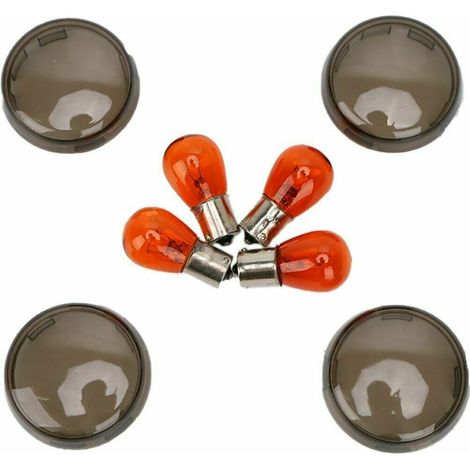 Cache-clignotants pour moto Harley Glide, cache-clignotants avant et arrière en plastique, cache-clignotants multicolore, boîtier de clignotant (1/5)