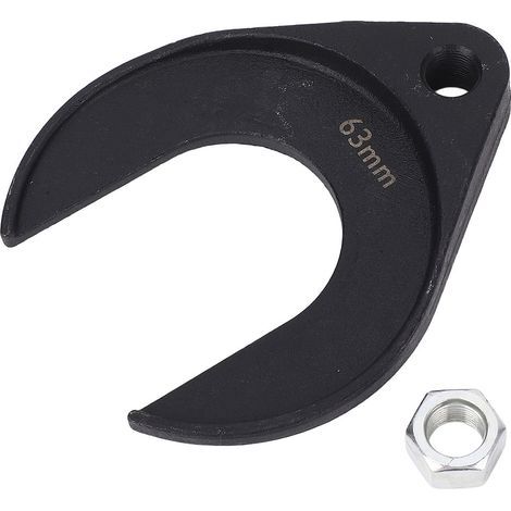 Outil de démontage pour demi-arbres de transmission, avec adaptateur en acier au carbone en forme de U à vis, pour marteau à inertie, avec filetage 5/8 po x 18, 63 mm / 2,5 po (1/5)