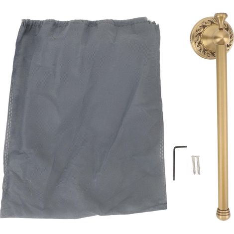 Porte-papier toilette mural en cuivre de 28,4 cm robuste et (1/5)