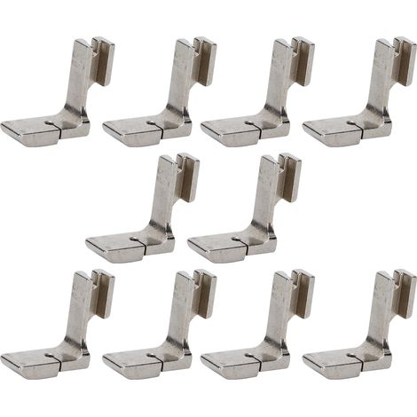 Set mit 10 universellen Edelstahl-Fassfüßen für Industrienähmaschinen (1/5)