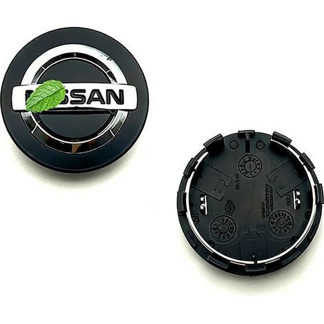 54-mm-Radnabenkappen für Nissan – Radnabenkappen für X-Trail, Qashqai, Altima, Tiida, Auto-Radzubehör, ABS-Schutz, 4er-Set – Schwarz