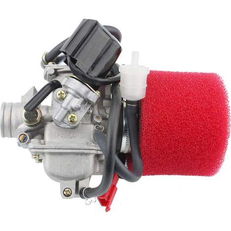 S-GIANT PD24J Performance Carburateur with filtre à air 2 Stage Air Remplacement pour Yerf Dog Spiderbox GY6 125cc 150cc Go Kart (1/5)