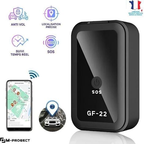 Localisateur Tracker GPS Intelligent Sans Fil 2G Antivol Voiture Moto  Suivi Temps Réel  Positionnement Précis  SOS