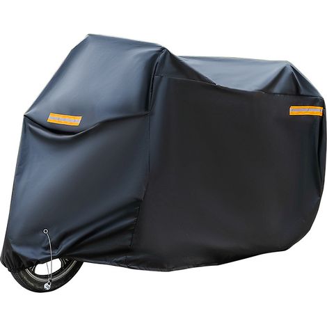 Housse de moto étanche, tissu Oxford épais 210D avec trous de verrouillage, pour Honda, Yamaha, Suzuki, Kawasaki, protection extérieure, 96,46 × 41,34 × 49,21 pouces (1/3)