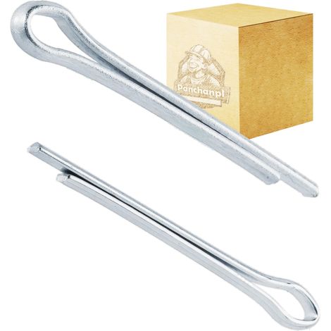 Pasadores rectos DIN94 galvanizados, 1 kg, 10 x 100