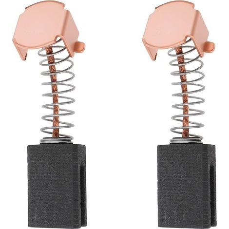 Set of 2 Carbon Brushes for Dual Action Polisher 5 x 8 x 12 mm Compatible with DAS-6 V2 650W and 850W (1/5)