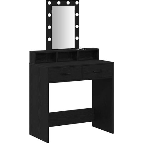 Maison Exclusive - Tavolo da Trucco Nero 79 x 41 x 140 cm Legno multistrato