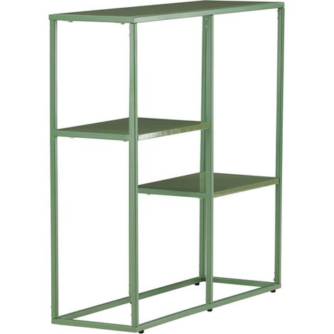 Étagère 3 Niveaux en Métal "Staal" 80cm Vert (1/5)