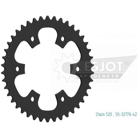 Couronne Acier - 42 Dents - Made in Germany