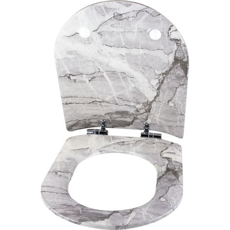 Abattant WC Wood Slim ATHENES, descente assistée et déclipsable - Olfa (1/5)