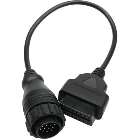 Adaptateur OBD II 14 broches vers 16 broches, câble mâle-femelle pour diagnostic automobile, remplacement pour Mercedes