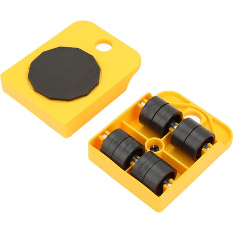 Kit de déménagement complet, outil de déménagement en 5 pièces, outil de manutention d'objets lourds, dispositif de levage, capacité de charge maximale 150 kg (1/5)