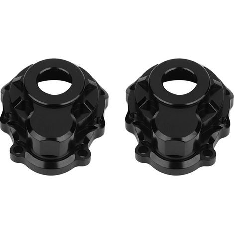 1 Paire de Capots de Moyeu Avant/Arrière en Aluminium pour TRX-4 Traxxas 1:10 - Noir (1/5)