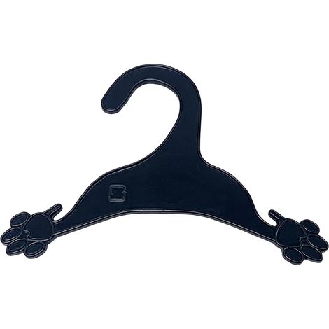 Cintre à vêtements pour animaux - Porte-vêtements motifs de pattes , étagère rangement antidérapante (1/5)