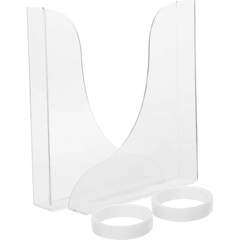 Lot de 2 protections anti-éclaboussures transparentes en acrylique pour baignoire et lavabo, barrière anti-éclaboussures durable et facile à installer (1/5)