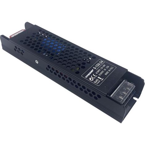 Trasformatore led 150w 6.25a alimentatore led 24v dc per striscia e lampadine driver