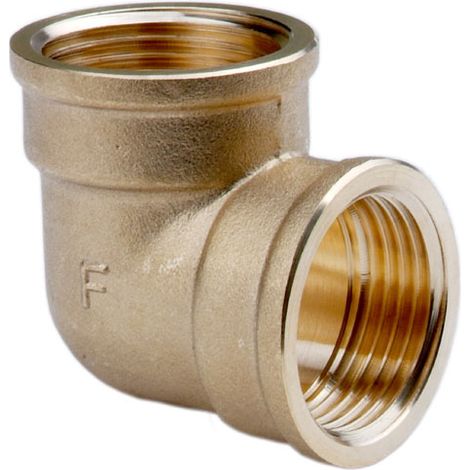Raccordo ferro k03z gomito ottone 11x22x27 mm (1/2)