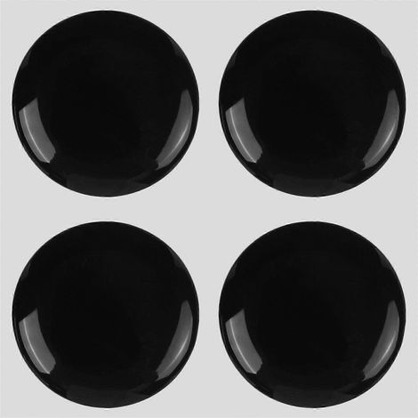 4 pièces de protection pour serrure de porte de voiture, accessoire de sécurité pour portières latérales-2.00X2.00X0.10CM-Black (1/3)