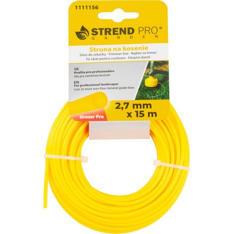 Trimmerfaden Grazer Pro 2,7 mm, L-15 m, rund