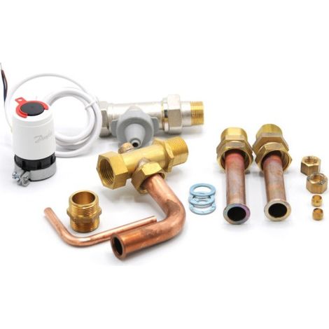 [JAMAIS UTILISE] Vanne 2 Voies Motorisée AUER pour Contrôle du Circuit Direct Chaudière Thorix - 740022