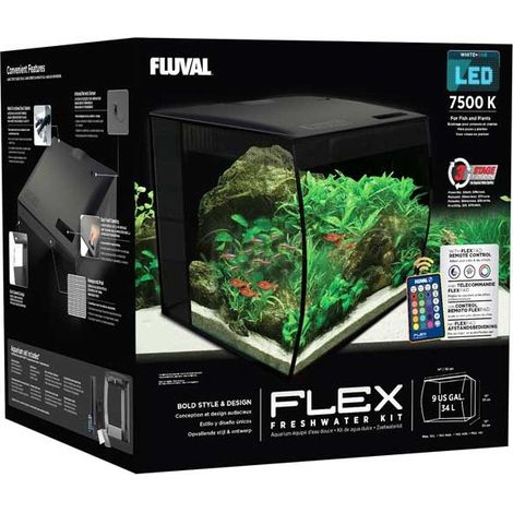 Fluval Flex Aquarium 34 L noir (1/2)