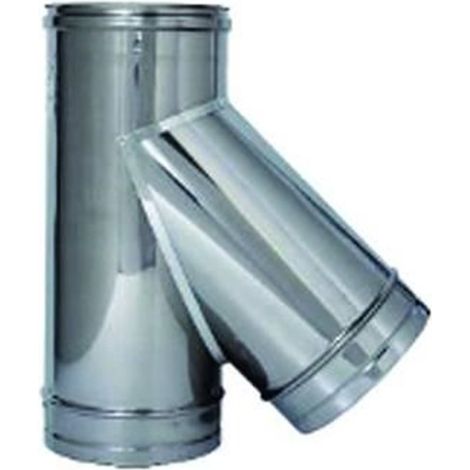 RACCORDO BRAGA A 135° IN ACCIAIO INOX AISI 304 MONOPARETE MM.0,5 - - ø mm.250