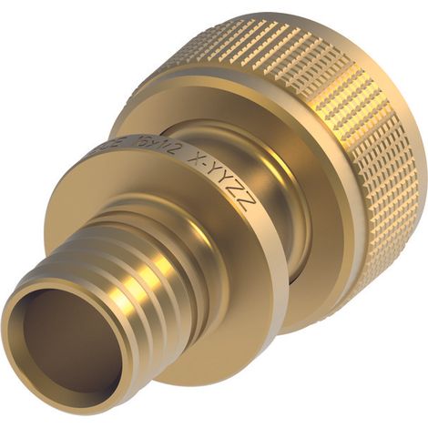 TECEflex Adaptateur rapide droit, bronze au silicium, dim.
