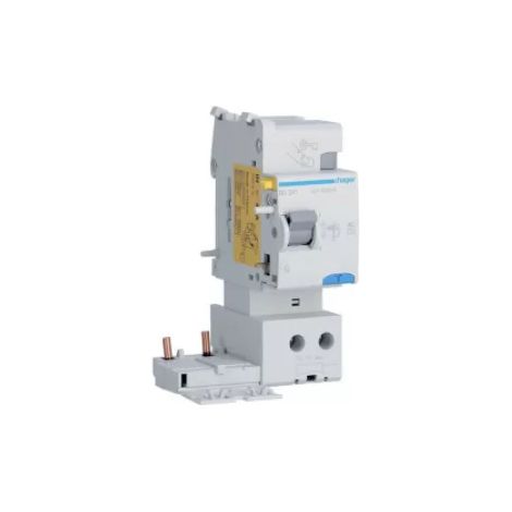 Bloc différentiel 2 Pôles 40A 30mA type AC HAGER BD241 (1/4)