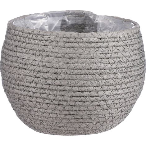 Mica Übertopf Korb Jorck Ø 18 x 15 cm grau Topf