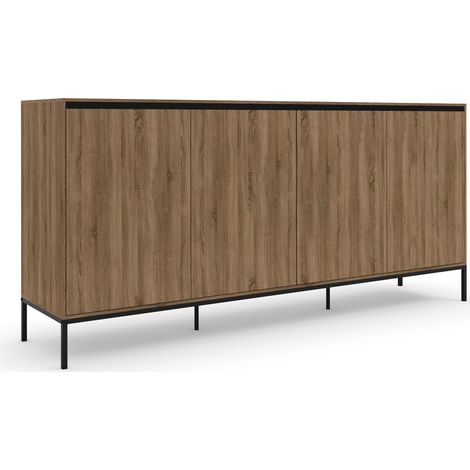 Bari Buffet avec 4 portes effet chĂŞne (1/5)