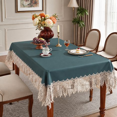 Nappe Bleu montagne, résistant à l'usure et durable, haute qualité 100 × 100 cm adapté pour table carrée de 50 cm 30 × 30 × 30 cm 1 kg – Livraison gratuite