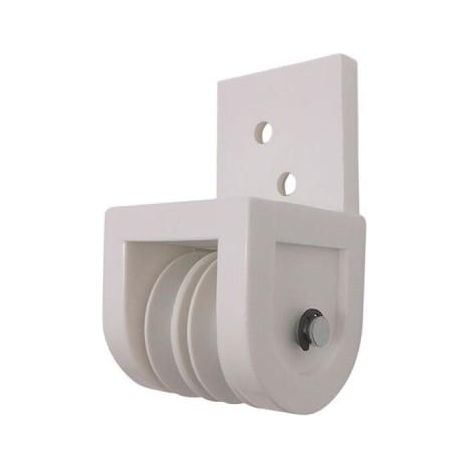 Pergola rolle micel 8 mm weiß nylon kompakt