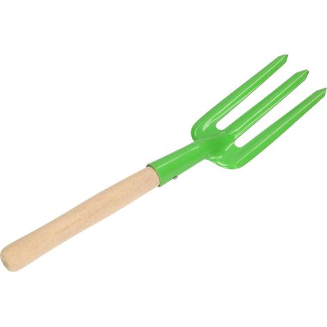 KOTARBAU Mini Fourche de Jardin 125 mm pour rempoter Les Plantes Mini Fourche à Plantes pour Le désherbage Paillage du Sol pour l'entretien du Jardin (1/5)