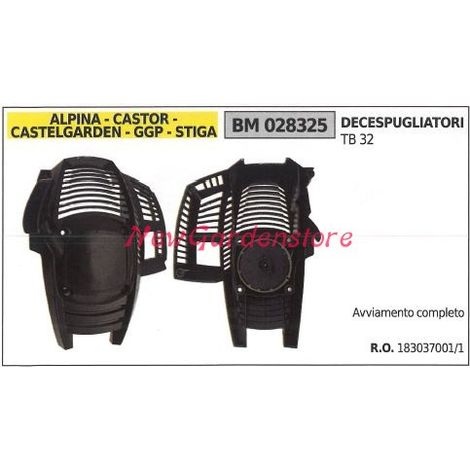 Starten CASTELGARDEN Motorsensenmotor TB 32 028325