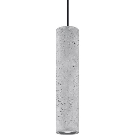 Lámparas colgantes Luvo gris concreto 1xGU10  8cm Sollux (1/10)