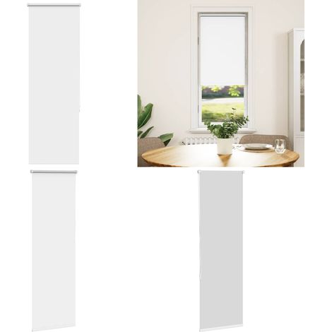 vidaXL Verdunkelungsrollo Weiß 60x150cm Stoffbreite 55,7 cm Polyester (1/5)