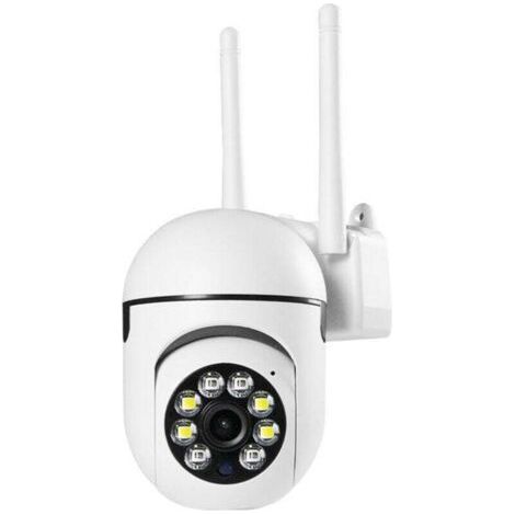 2MP PTZ WiFi outdoor surveillance camera - 360° wireless rotation - Color night vision - Two-way audio - Instant alert - White (1/4)