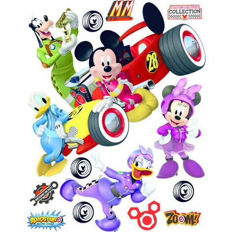 Stickers géant Mickey Racing Cars Disney 85x65 CM (1/5)