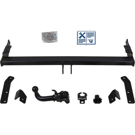 Attelage - Renault TRAFIC II Camionnette - 05/03-10/06 - rotule démontable - AUTO-HAK - Faisceau spécifique 7 broches (1/2)