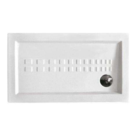 Piatto doccia 70x120 h.5,5 in ceramica bianco lucido Ito di (1/4)