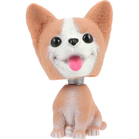 1 décoration de bureau en forme de chien, adorable figurine de Corgi-9.5X6cm (1/2)