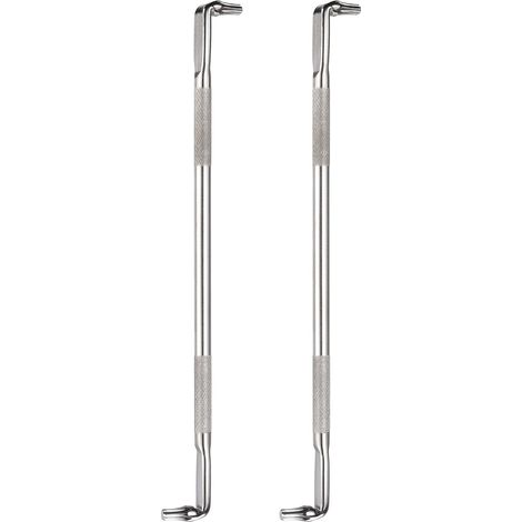 2PCS Tournevis Décalé T20/T25 À Angle Droit Longueur 7.09" Argent (1/5)
