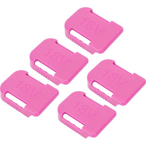 5 Pièces Support Universel pour Batteries 18V Makita/Bosch, Porte-Batterie Double Fonction Rangement Atelier (1/5)