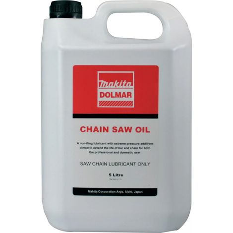 Makita P-21179 Dolmar Non Bio Chain & Bar Oil Chainsaw Oil Lubricant - 5 Litre