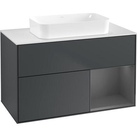 Villeroy & Boch F661GKHG Meuble sous-lavabo Finion F66 (1/2)